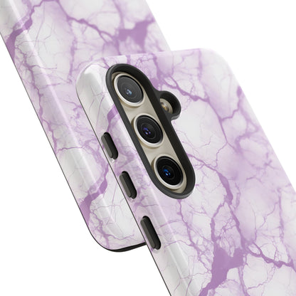 Marble Opulence in Purple - Tough Phone Case