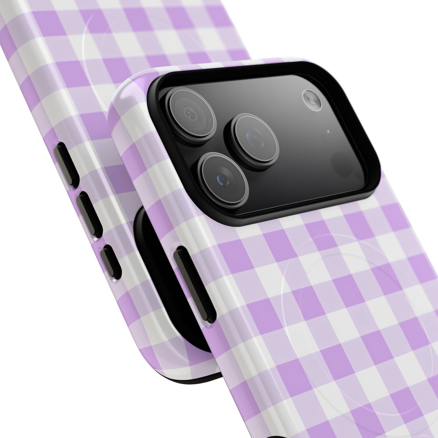 Gingham in Purple - Magsafe Case