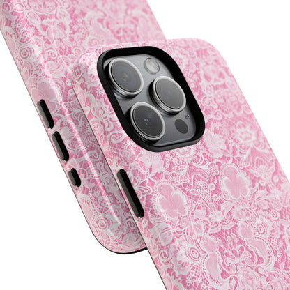 Luxe Lace in Pink - Magsafe Case