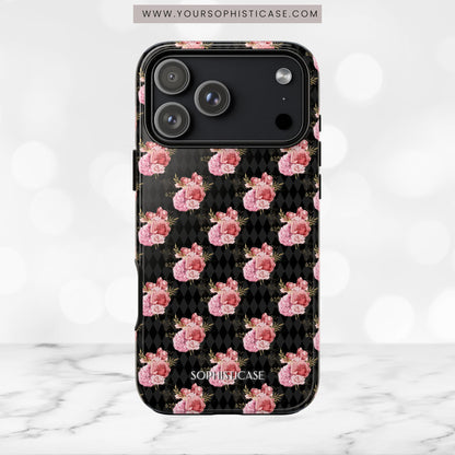 Rose Diamond Romance in Vivienne - iPhone Case