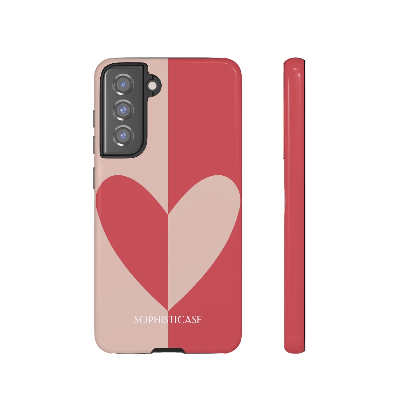 Be Mine in Red and Brown - iPhone Case, Samsung Galaxy Case, Google Pixel Case