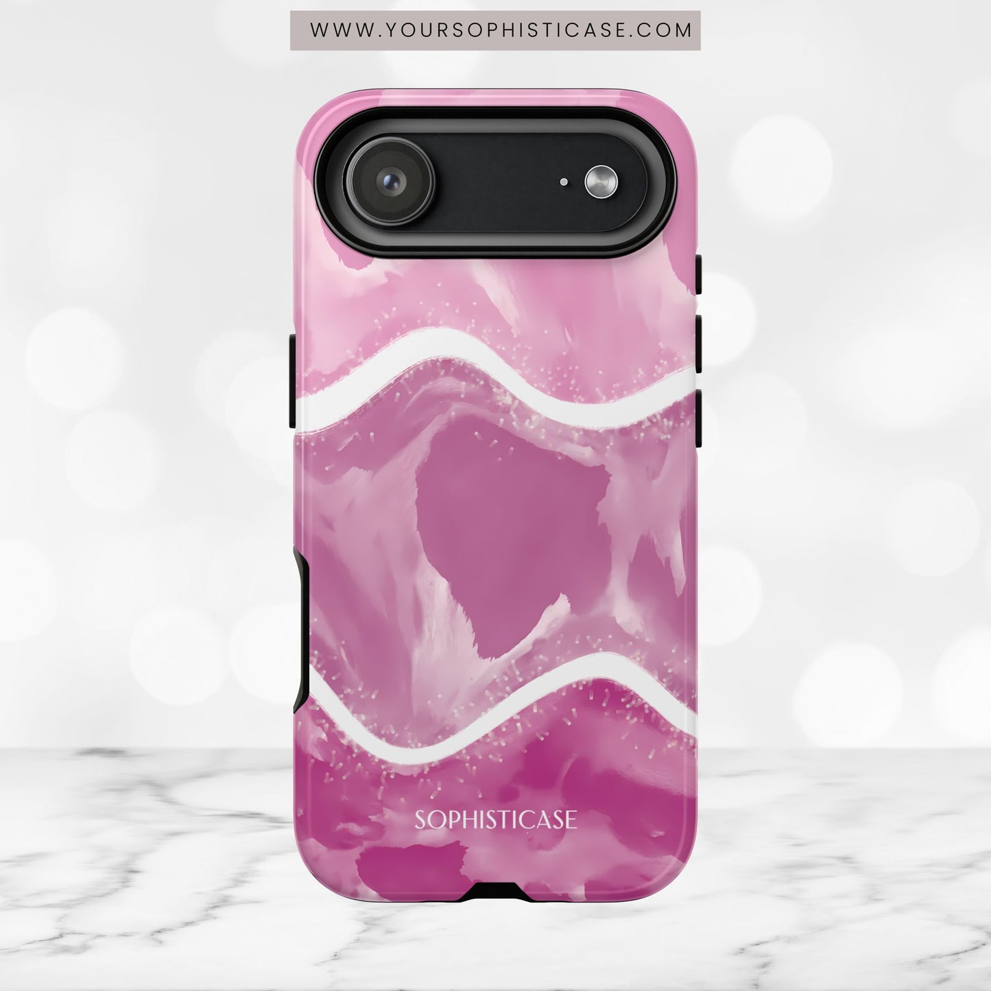 Serenity in Plum Purple - iPhone Case