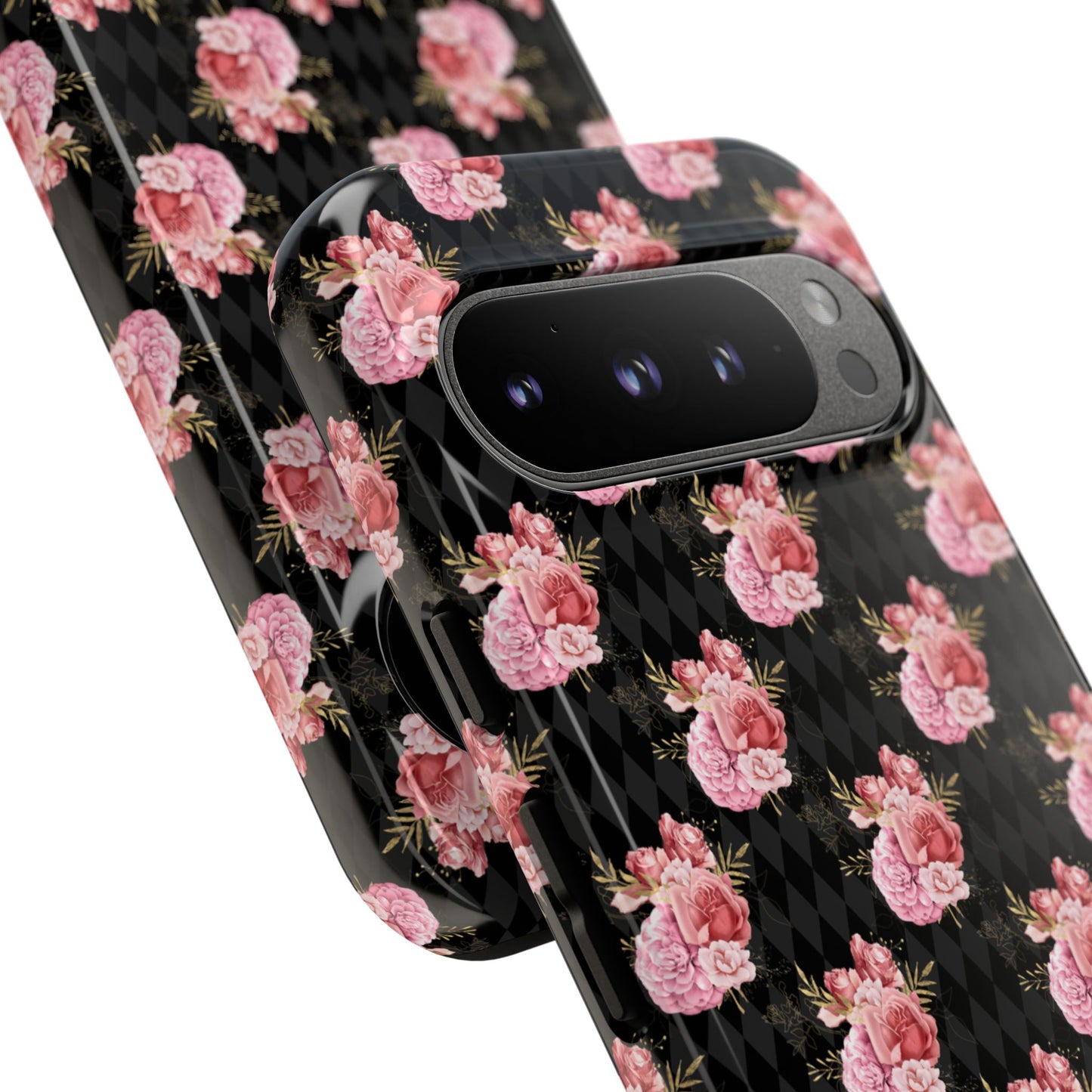 Rose Diamond Romance in Vivienne - Tough Phone Case