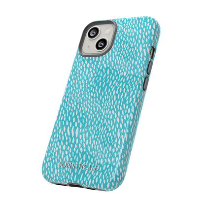 Oh Deer! in Aqua - Tough Phone Case for iPhone