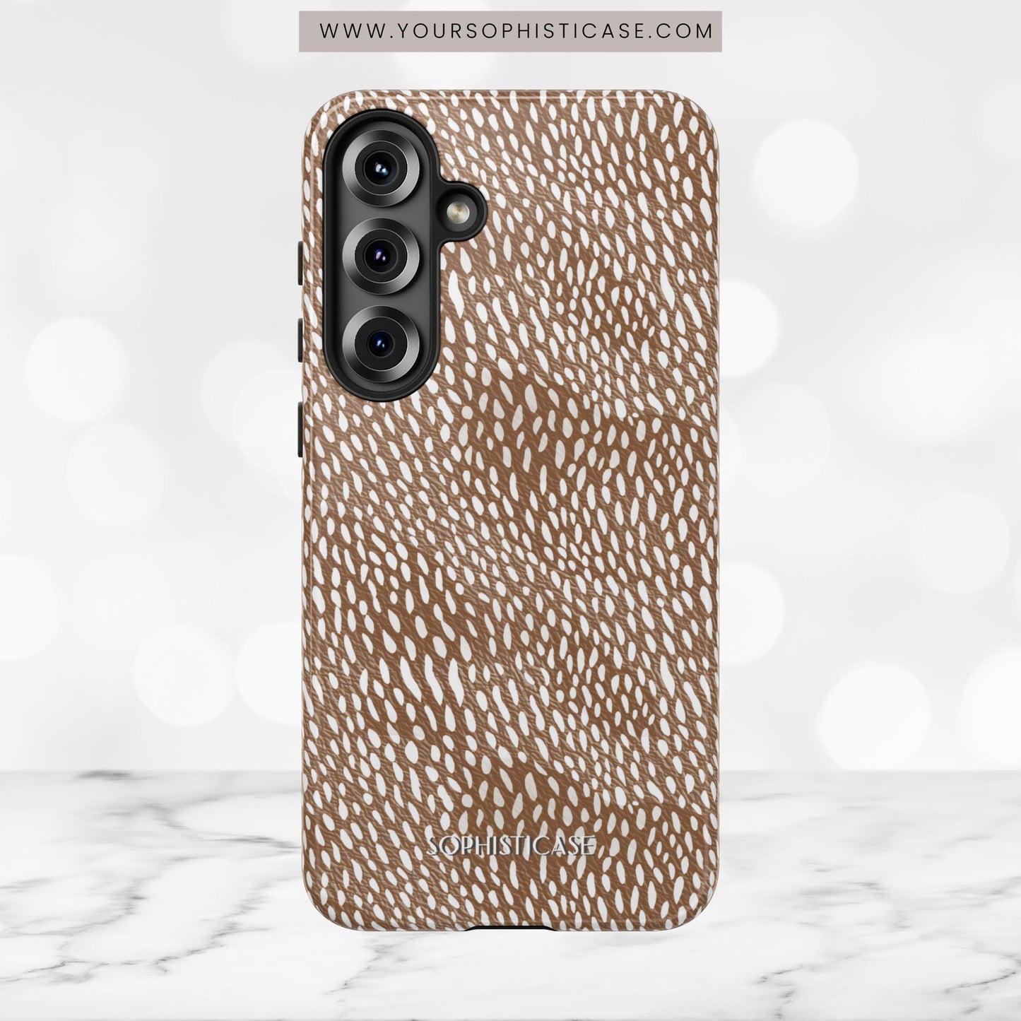 Oh Deer! in Brown- Tough Phone Case