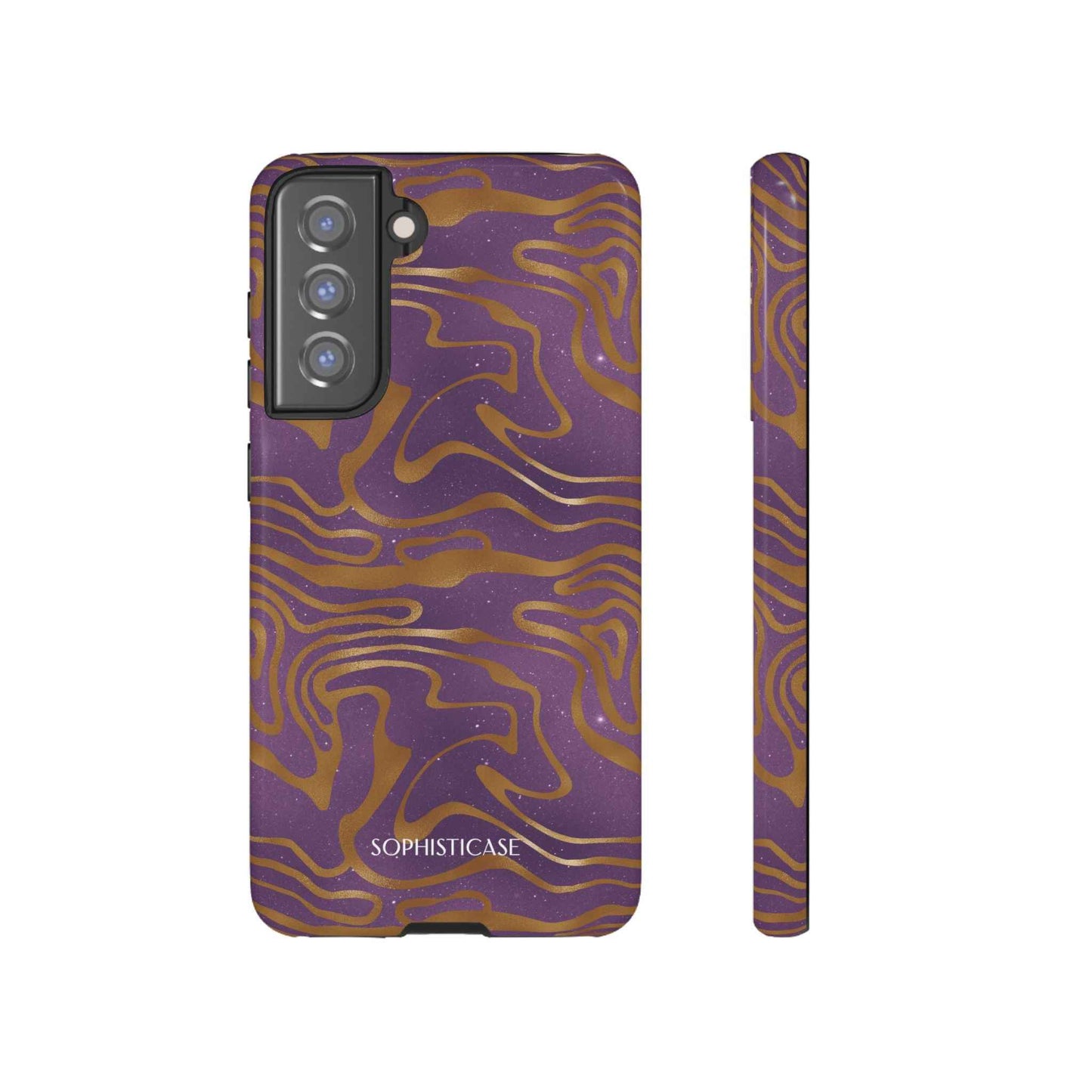 Cosmic Zebra in Purple - iPhone Case, Samsung Galaxy Case, Google Pixel Case