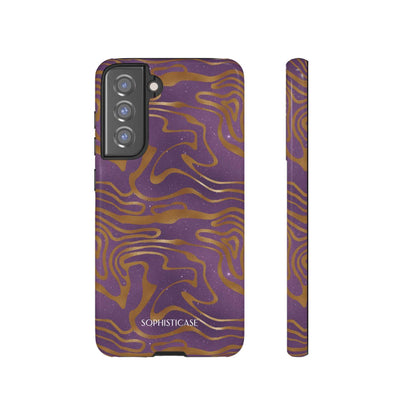 Cosmic Zebra in Purple - iPhone Case, Samsung Galaxy Case, Google Pixel Case