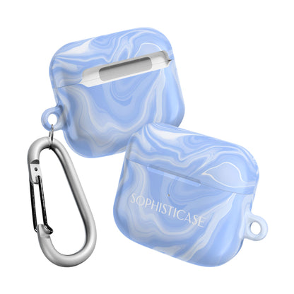 AirPod Cases - Liquid Dreams in Smoke Blue