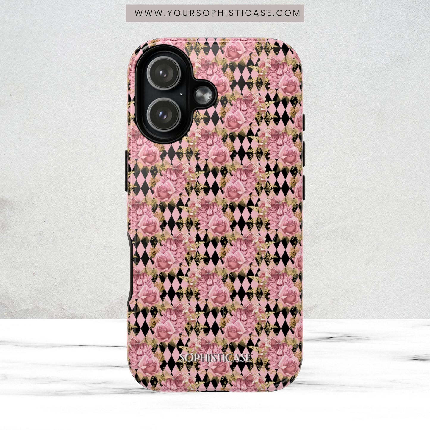 Rose Diamond Romance in Valentina - Magsafe Case