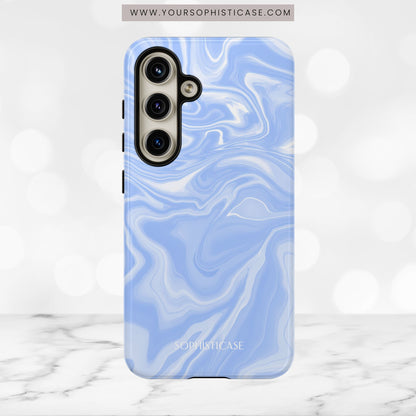 Liquid Dreams in Smoke Blue - Tough Phone Case
