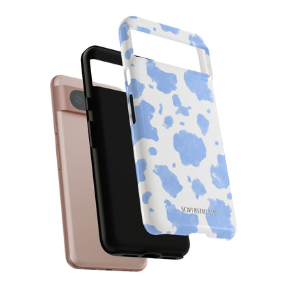 Holy Cow in Blue - iPhone Case, Samsung Galaxy Case, Google Pixel Case