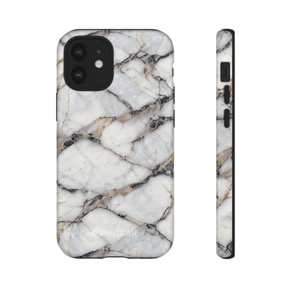 Marble Opulence in Cracked Beige - iPhone Case, Samsung Galaxy Case, Google Pixel Case