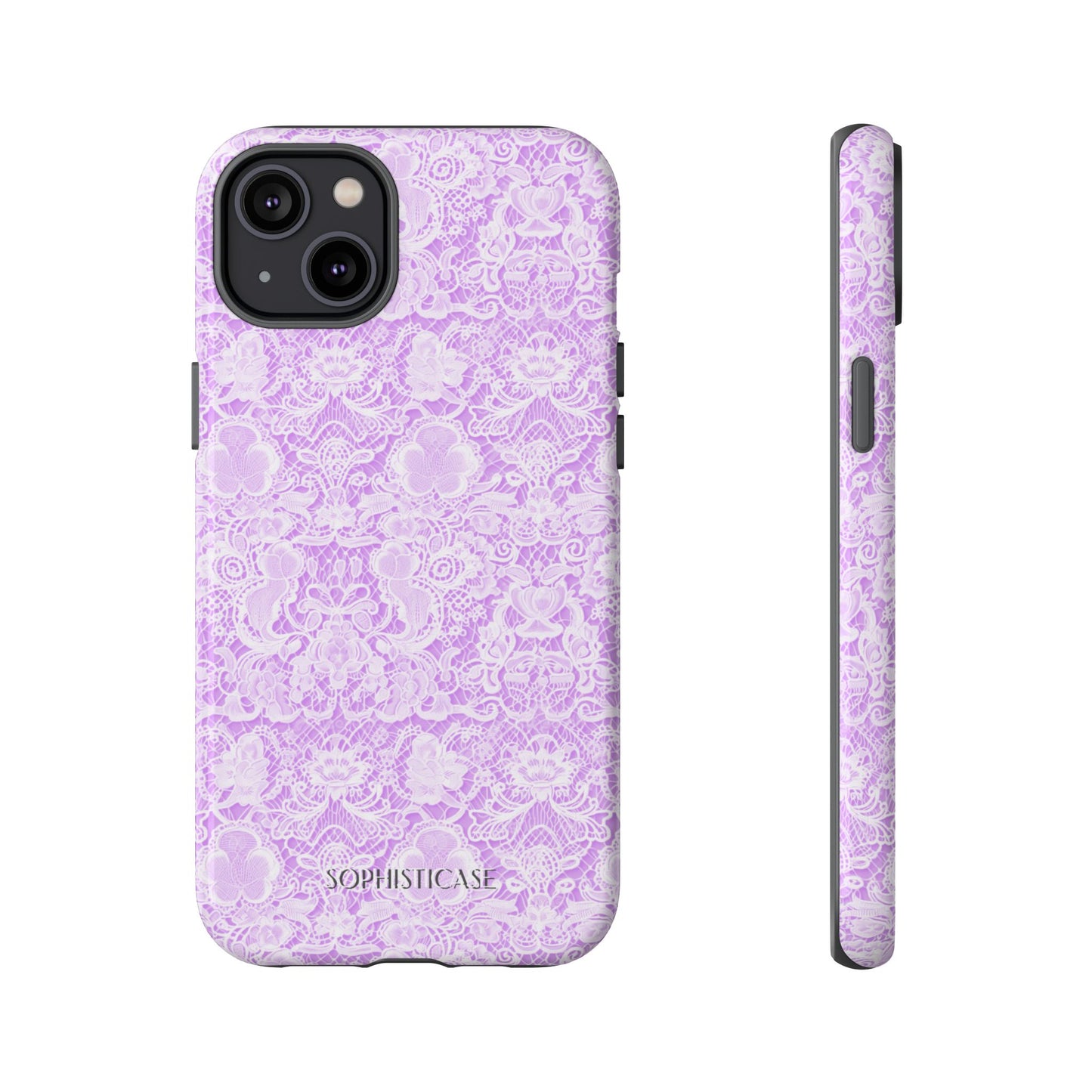 Luxe Lace in Purple - Tough Phone Case