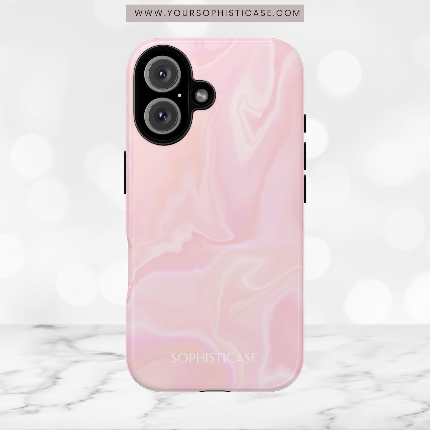 Liquid Magic in Pink Haze - iPhone Case