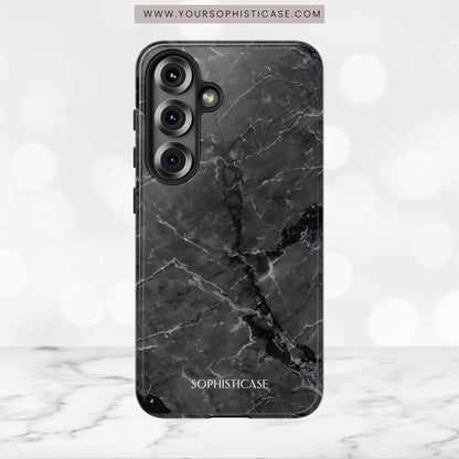 Marble Opulence in Black - iPhone Case, Samsung Galaxy Case, Google Pixel Case