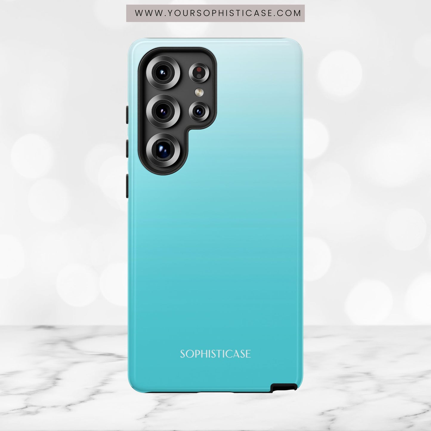 Heavenly in Aqua - Tough Phone Case