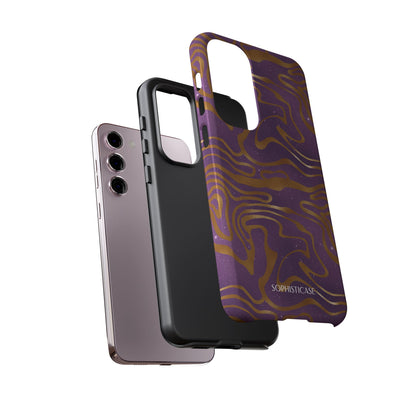 Cosmic Gold in Purple - iPhone Case, Samsung Galaxy Case, Google Pixel Case