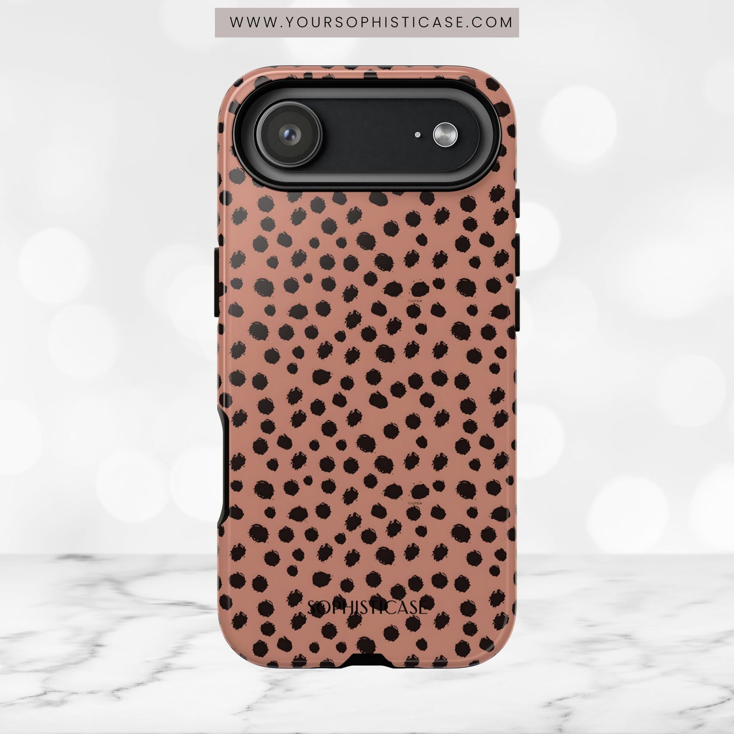 Cheetahs and Liars in Brown - iPhone Case