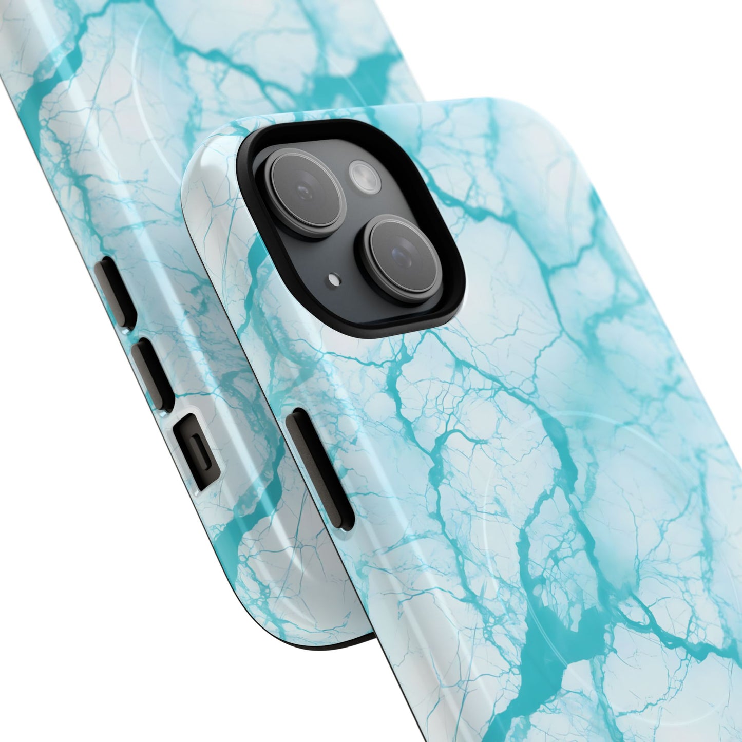 Marble Opulence in Aqua - Magsafe Case