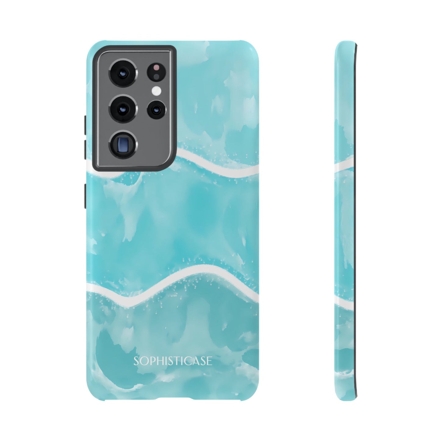 Serenity in Aqua - Drop Proof Phone Case for Samsung Galaxy