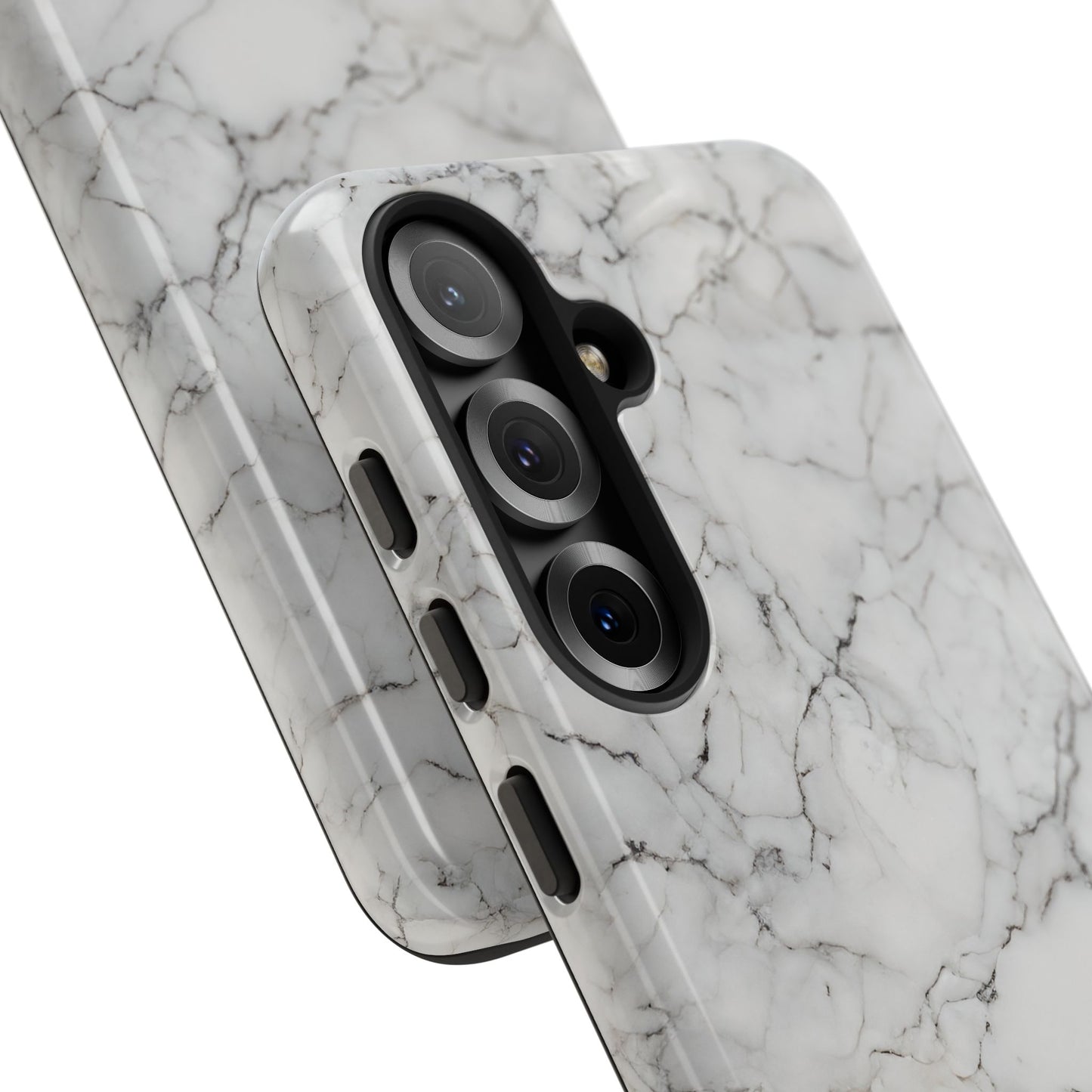 Marble Opulence in White - iPhone Case, Samsung Galaxy Case, Google Pixel Case