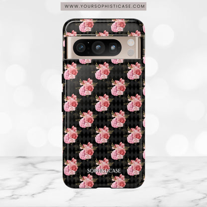 Rose Diamond Romance in Vivienne - Tough Phone Case