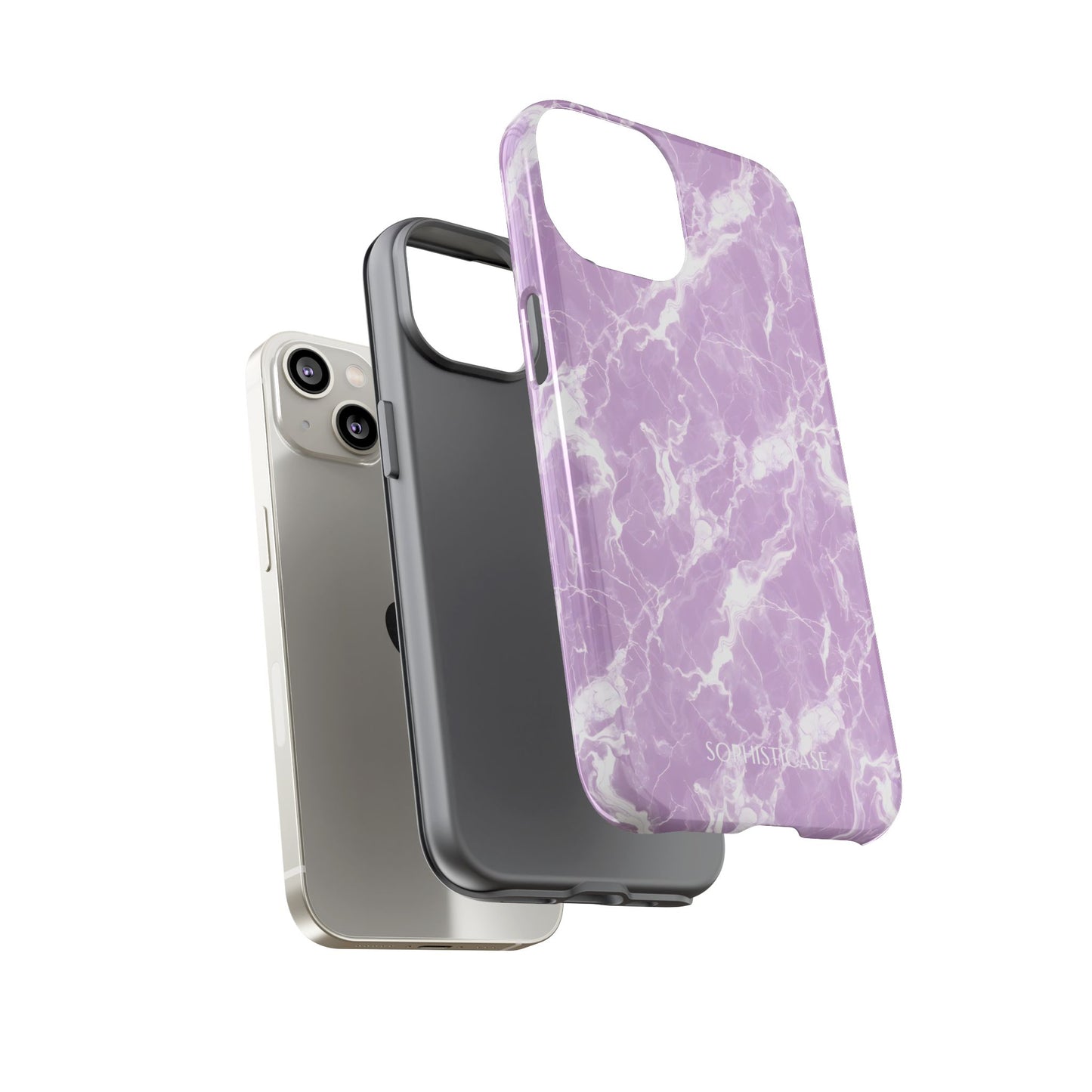 Marble Crush in Purple - Tough Phone Case