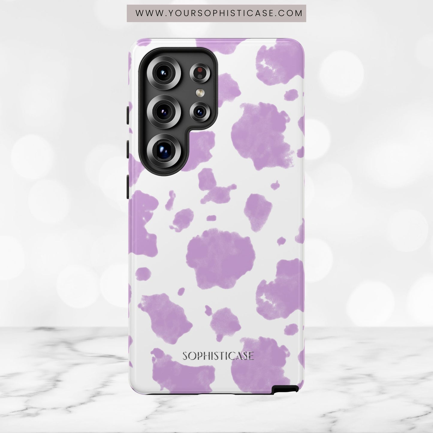 Holy Cow in Purple - iPhone Case, Samsung Galaxy Case, Google Pixel Case