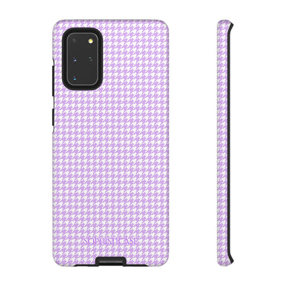 Tough Case - Houndstooth in Pastel Purple