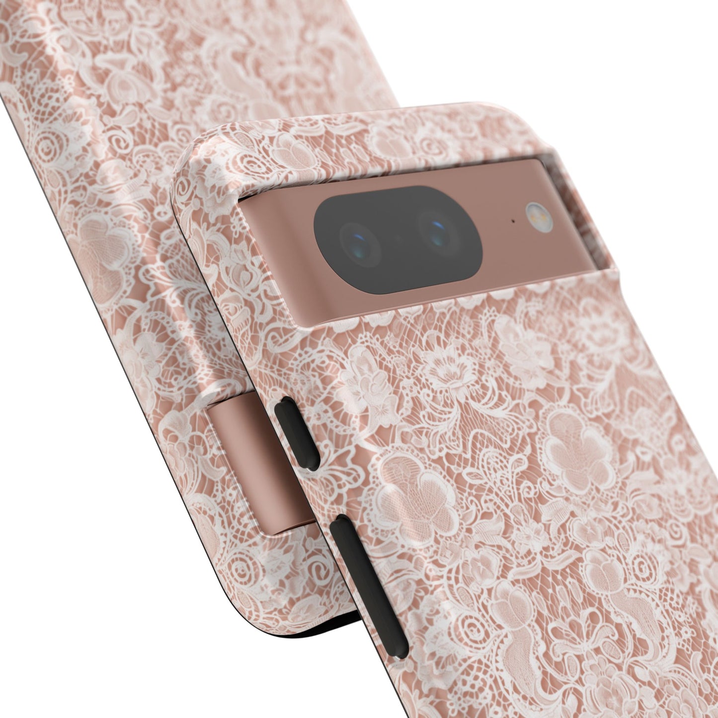 Luxe Lace in Brown - Tough Phone Case