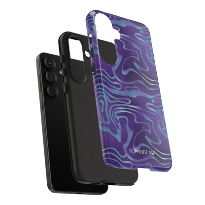 Cosmic Zebra in Blue & Purple - iPhone Case, Samsung Galaxy Case, Google Pixel Case