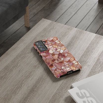 Rose' Runway in Champagne Mosaic - Tough Phone Case