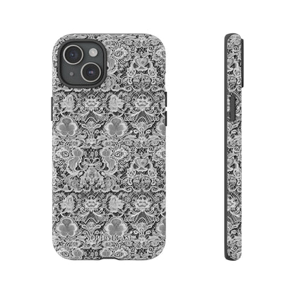 Luxe Lace in Black - iPhone Case