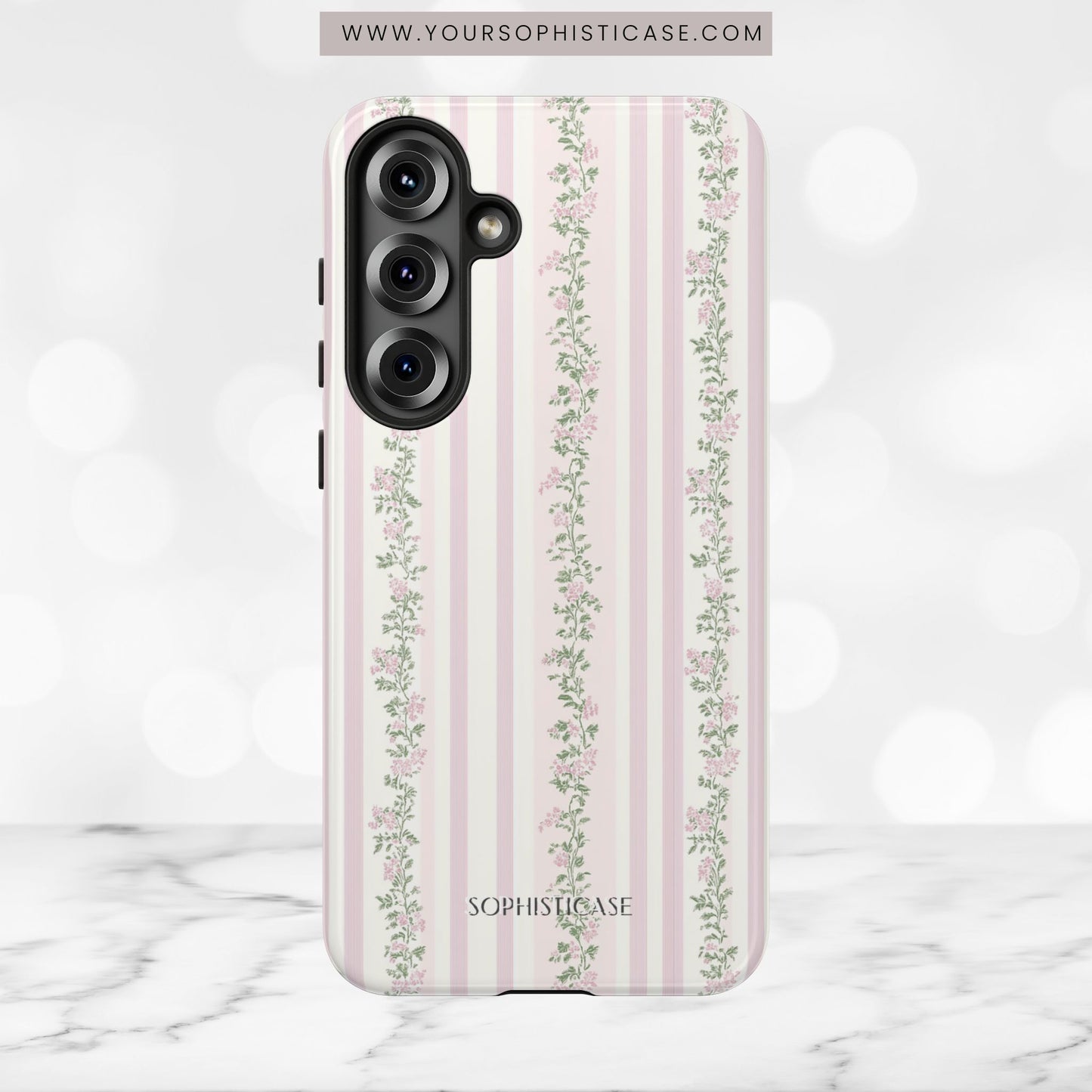 The Sweetest Thing in Coquette Rose Vine - iPhone Case, Samsung Galaxy Case, Google Pixel Case