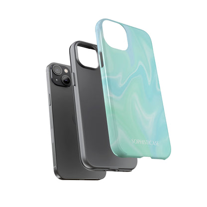 Liquid Magic in Green Haze - iPhone Case
