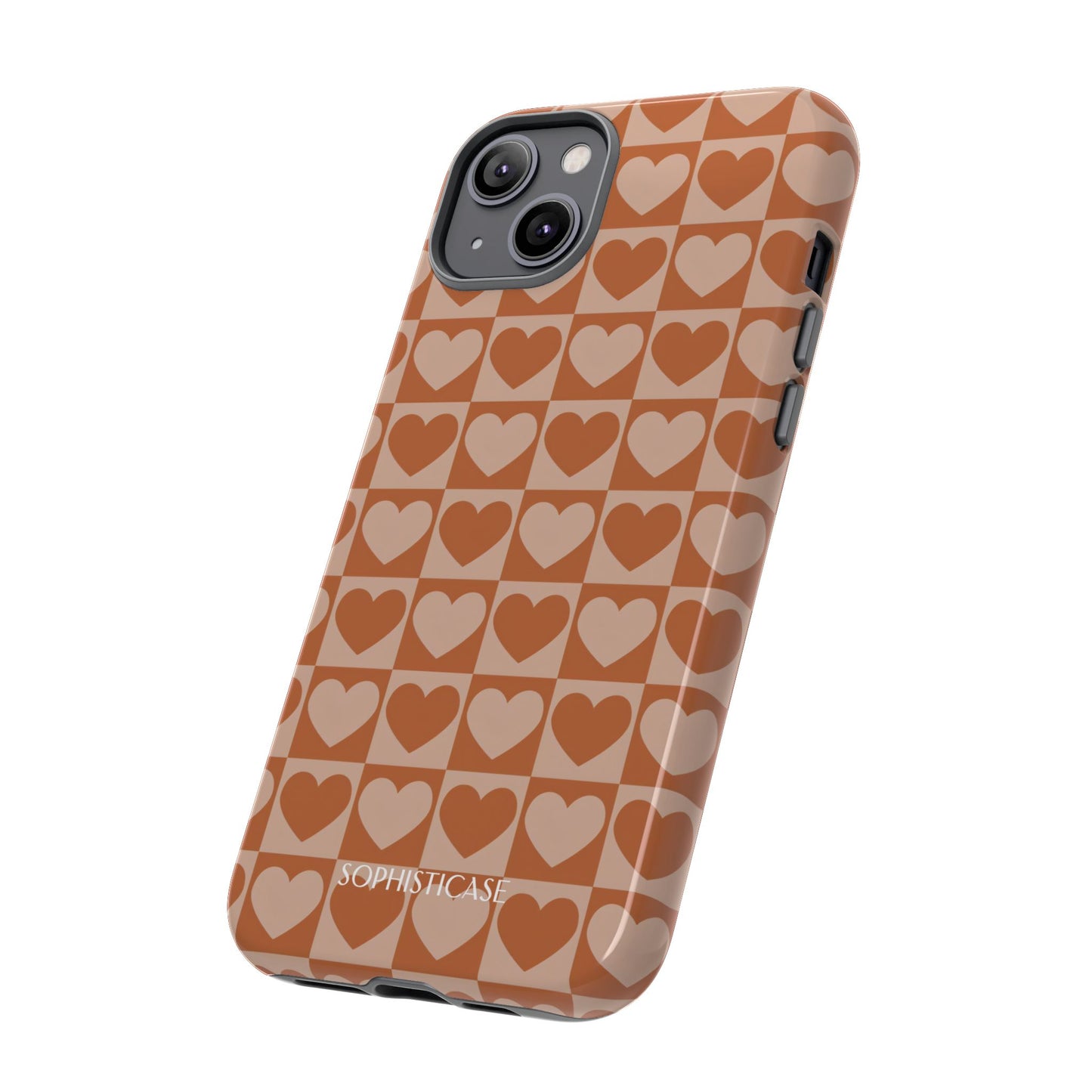 Tough Love in Brown - Tough Phone Case