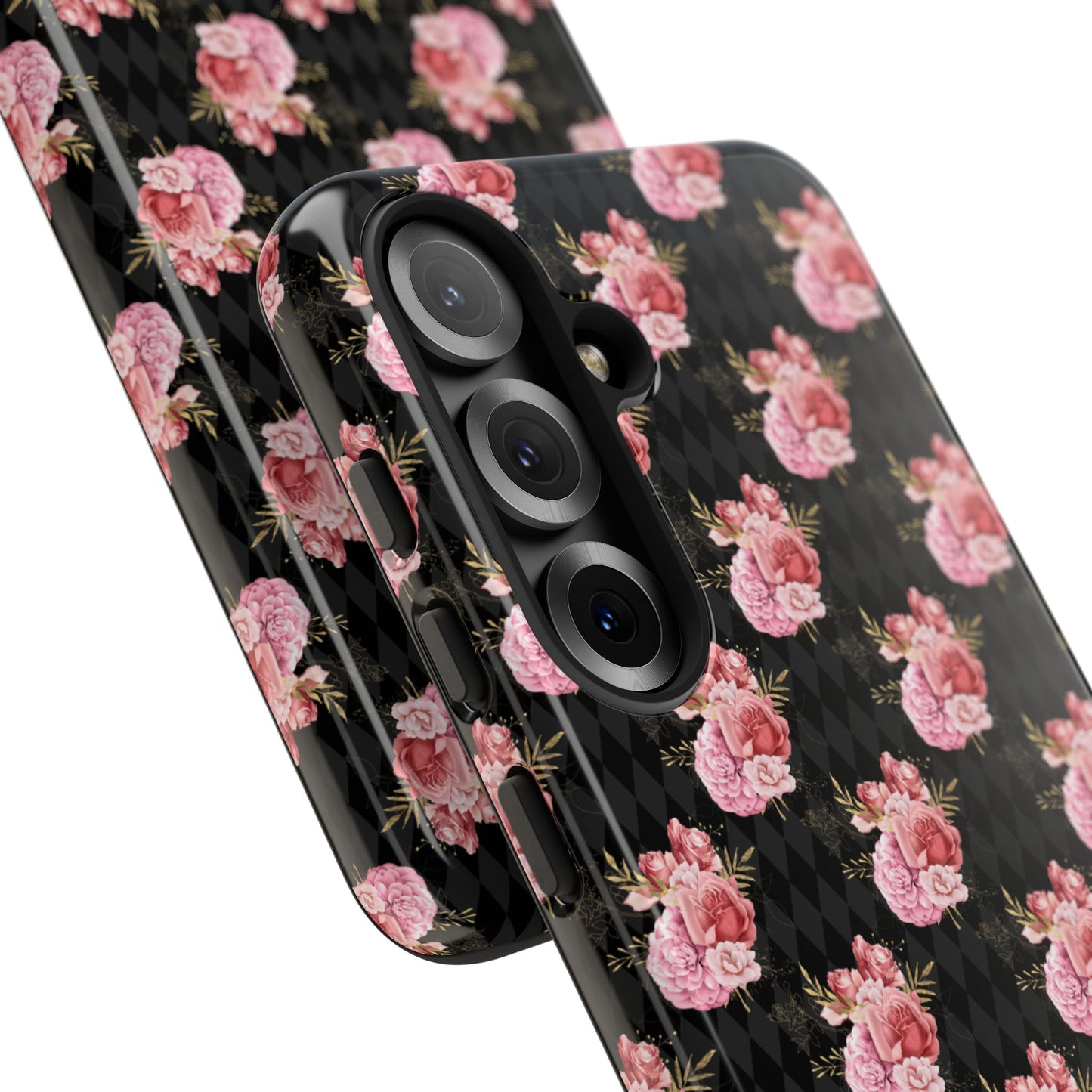 Rose Diamond Romance in Vivienne - Tough Phone Case