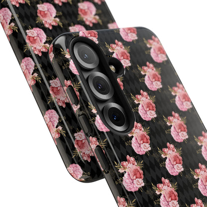 Rose Diamond Romance in Vivienne - Tough Phone Case