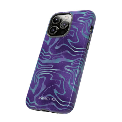 Cosmic Gold in Blue & Purple - iPhone Case, Samsung Galaxy Case, Google Pixel Case