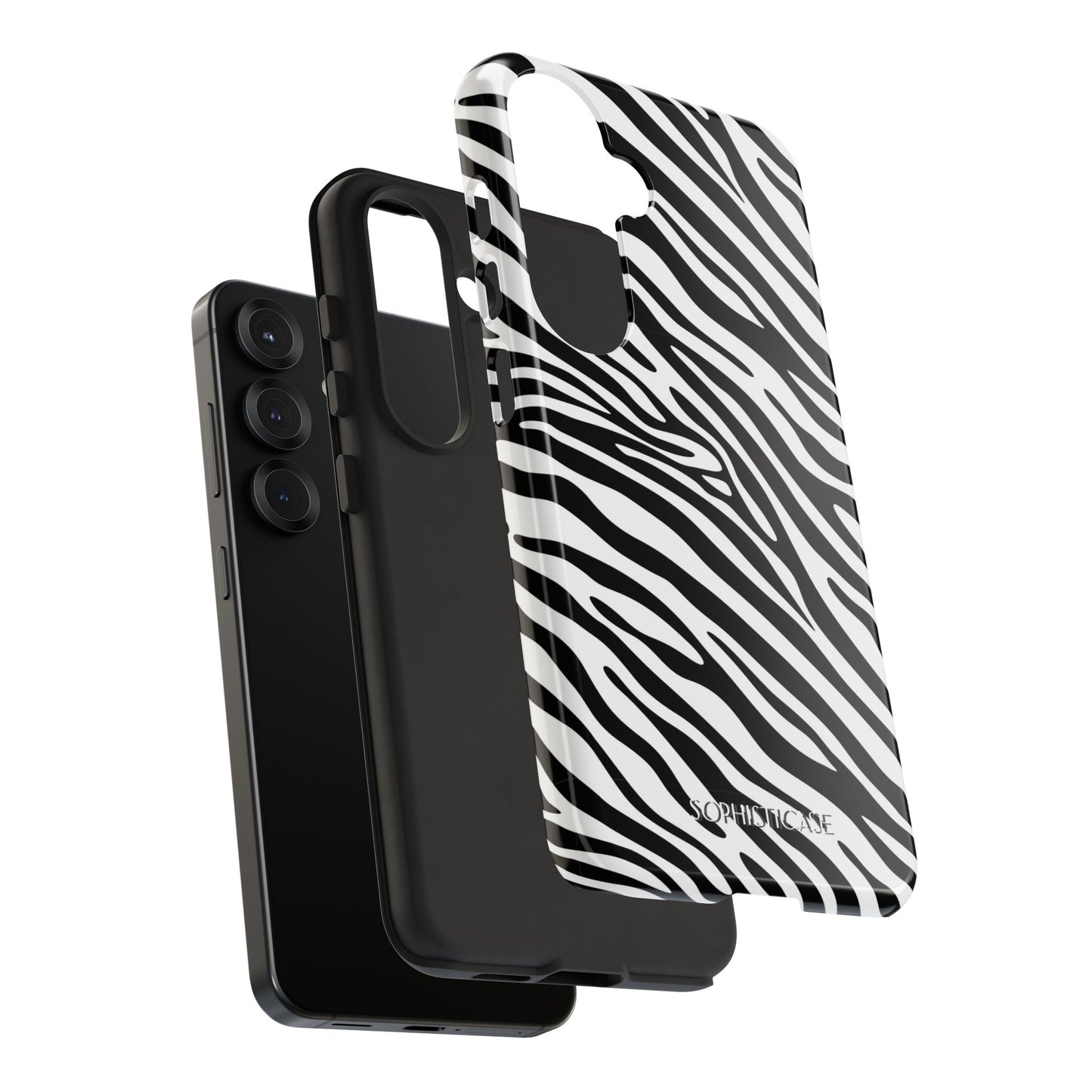 Dark Thoughts in Urban Zebra - Tough Phone Case