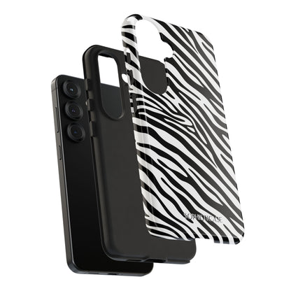 Dark Thoughts in Urban Zebra - Tough Phone Case