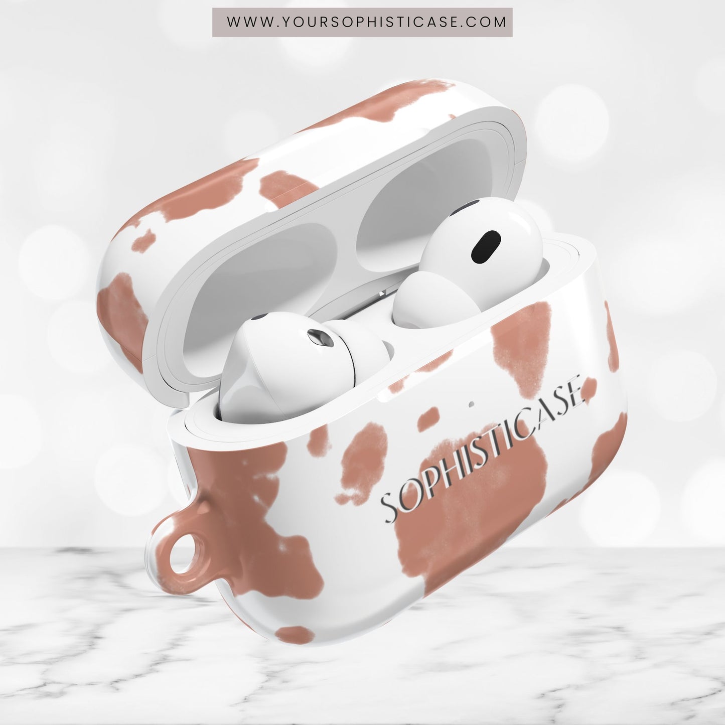 AirPod Cases - Holy Cow in Light Brown