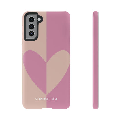 Be Mine in Pink and Brown - iPhone Case, Samsung Galaxy Case, Google Pixel Case