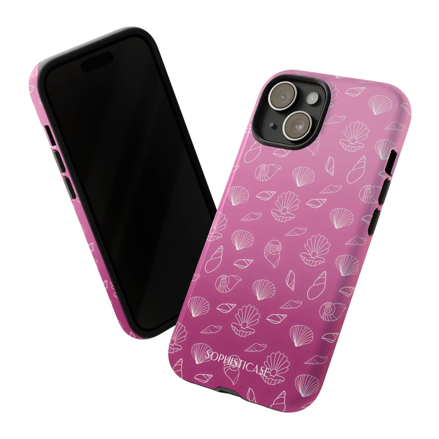 Seashell Society in Purple - iPhone Case, Samsung Galaxy Case, Google Pixel Case