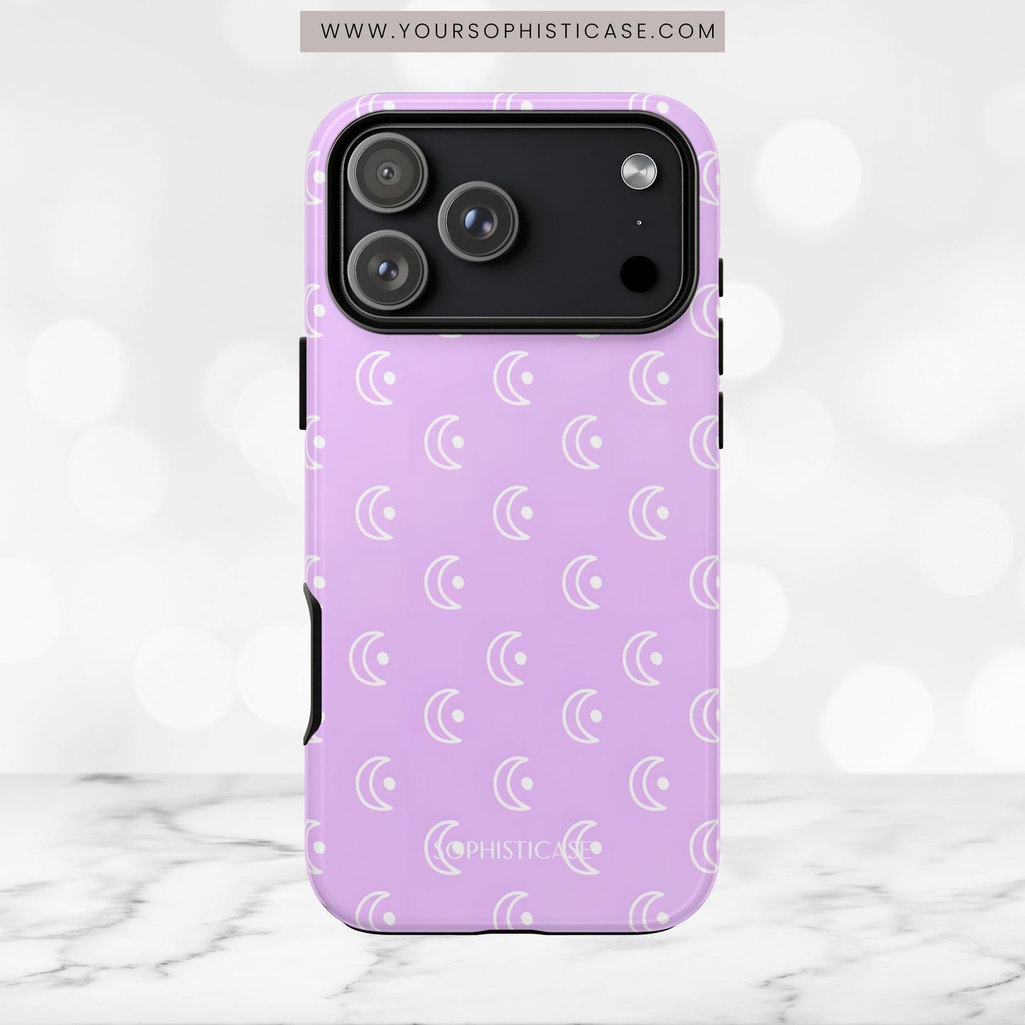 Moon Phase in Purple - iPhone Case