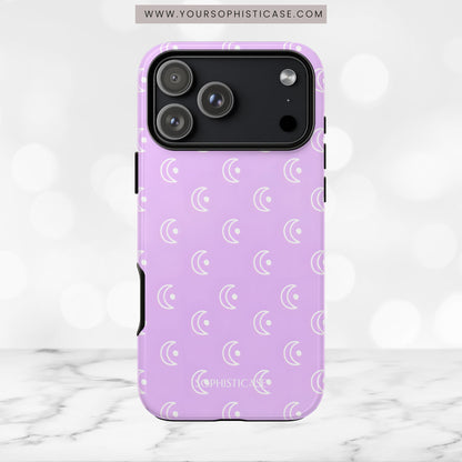 Moon Phase in Purple - iPhone Case