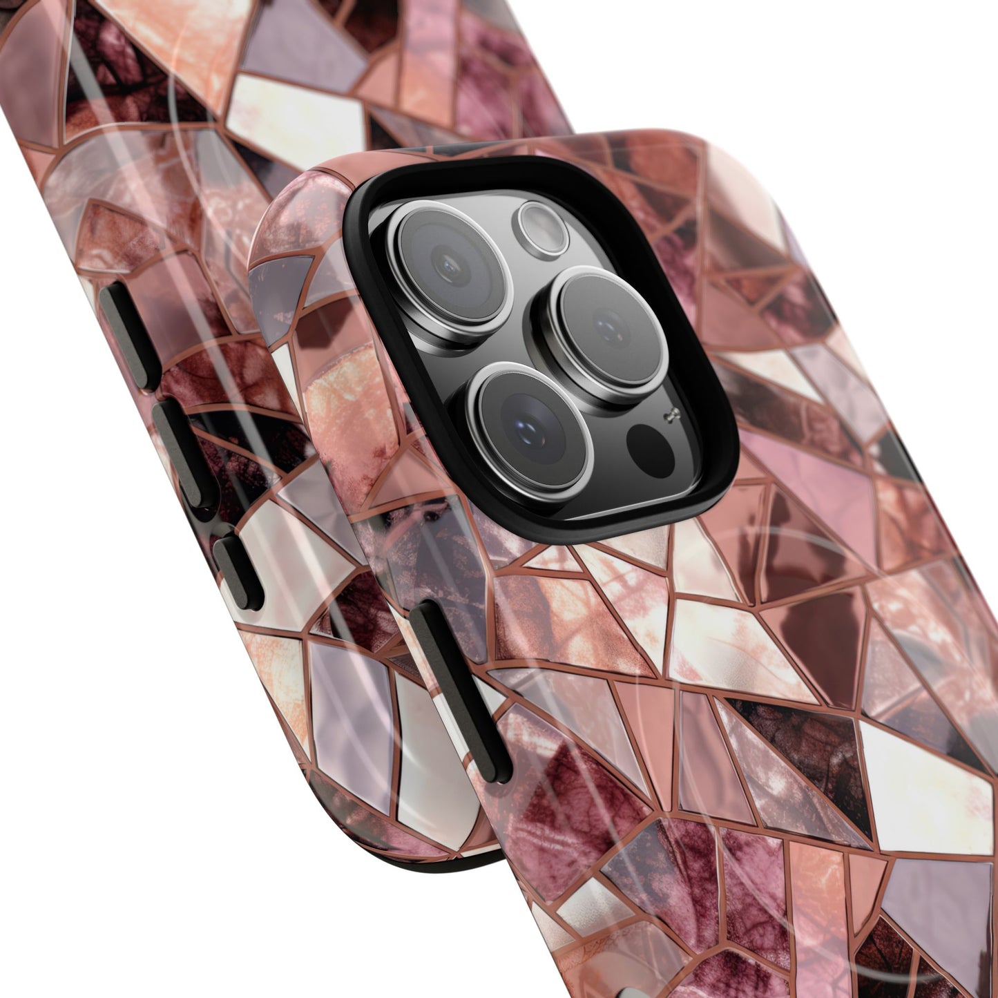 Rose' Runway in Merlot Mosaic - Magsafe Case