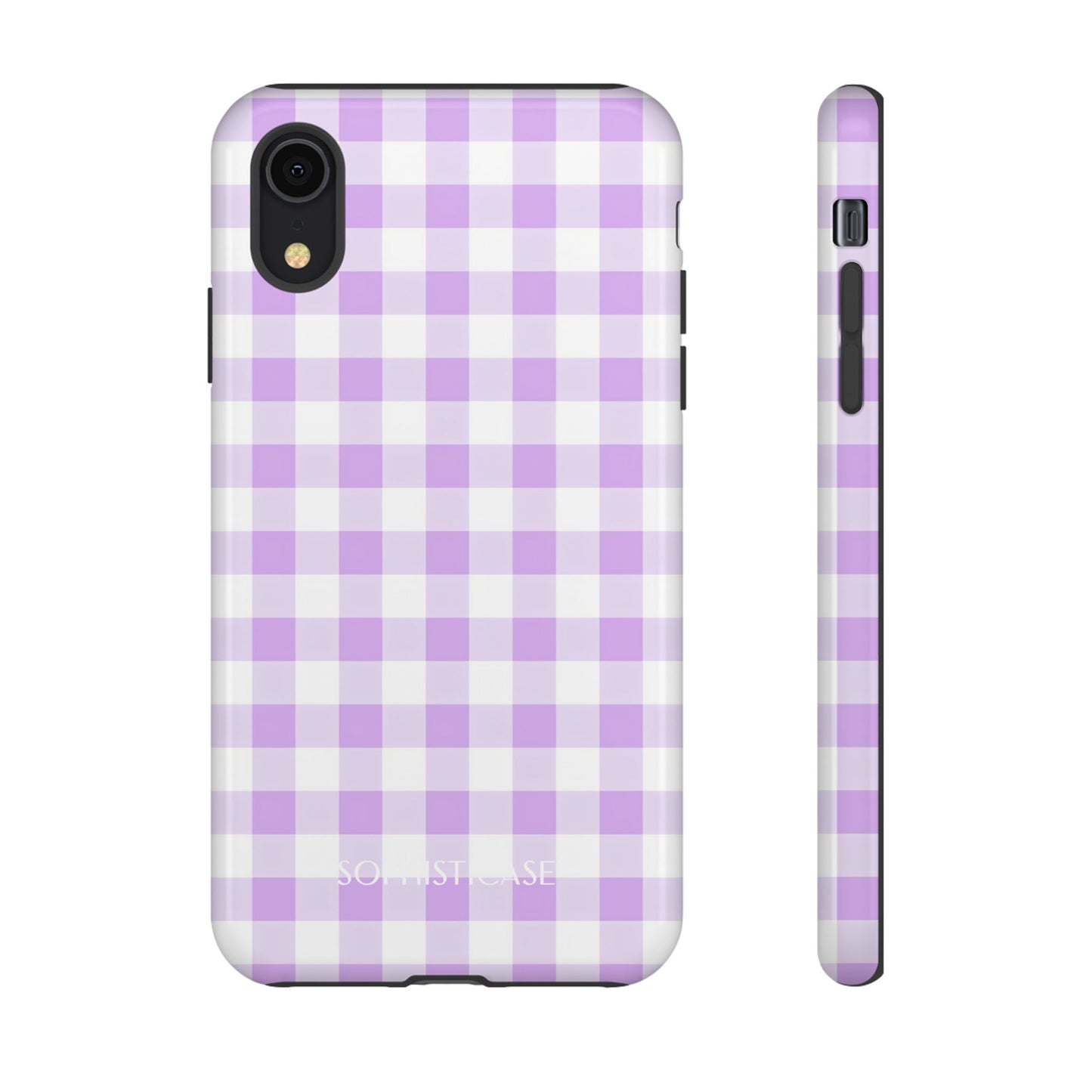 Tough Case - Gingham in Purple