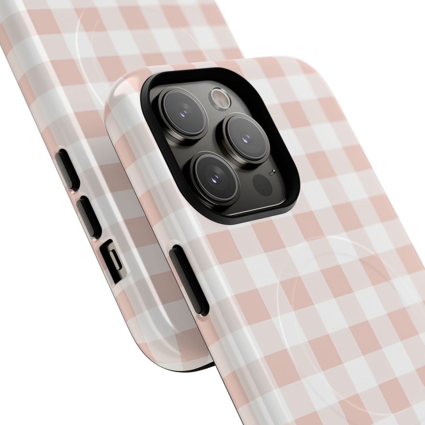 Gingham in Neutral Beige - Magsafe Case