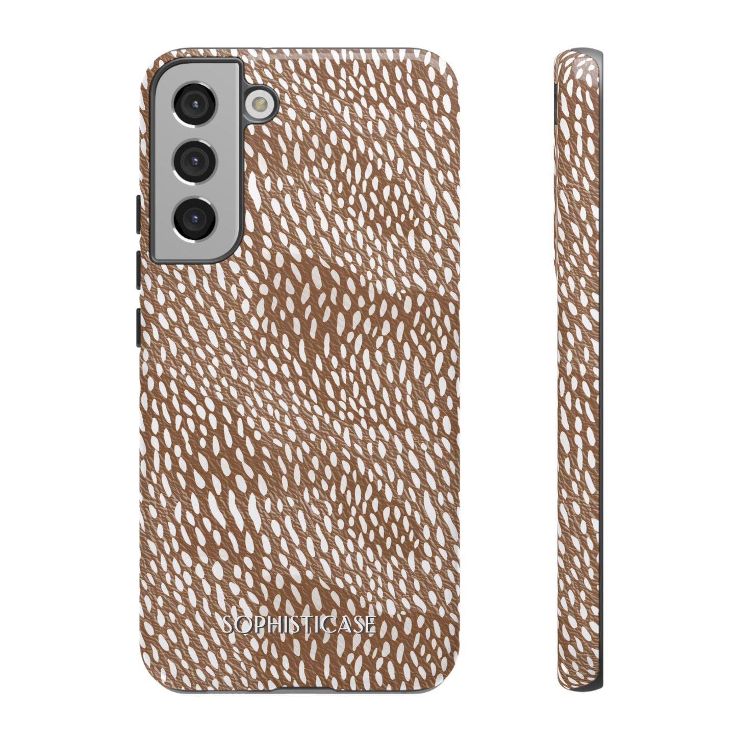 Oh Deer! in Brown - Drop Proof Phone Case for Samsung Galaxy